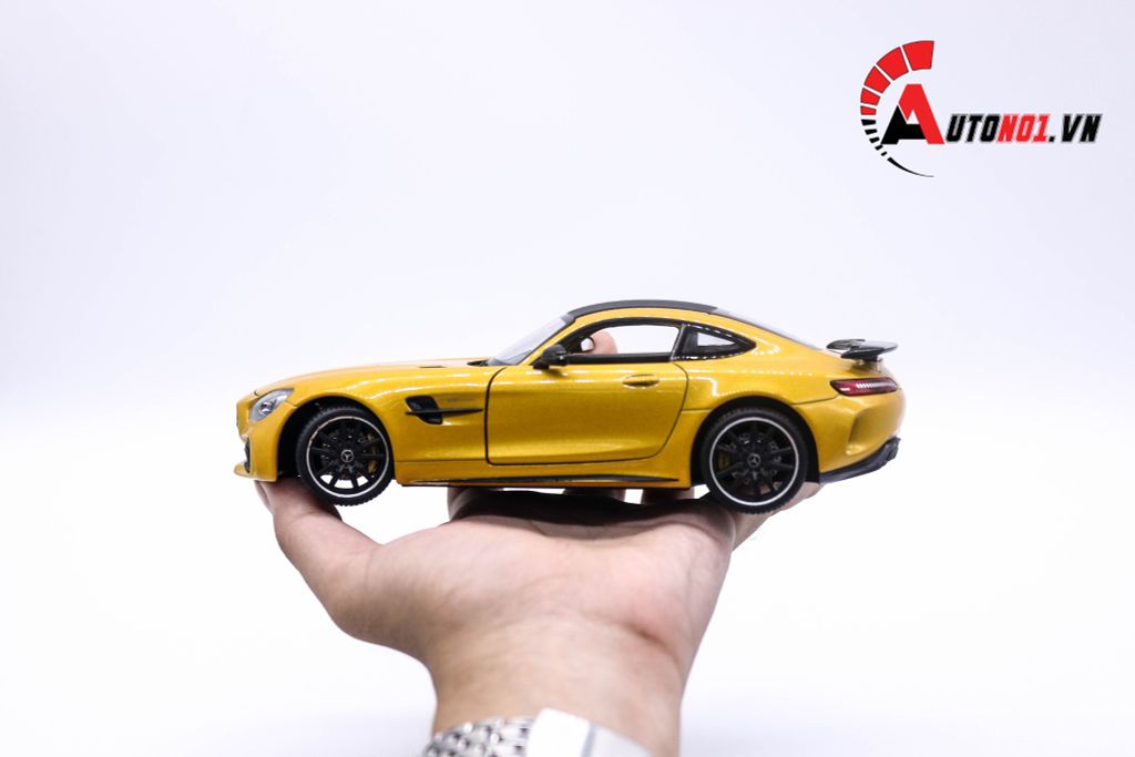 MÔ HÌNH MERCEDES BENZ AMG GT R YELLOW 1:24 WELLY 5372