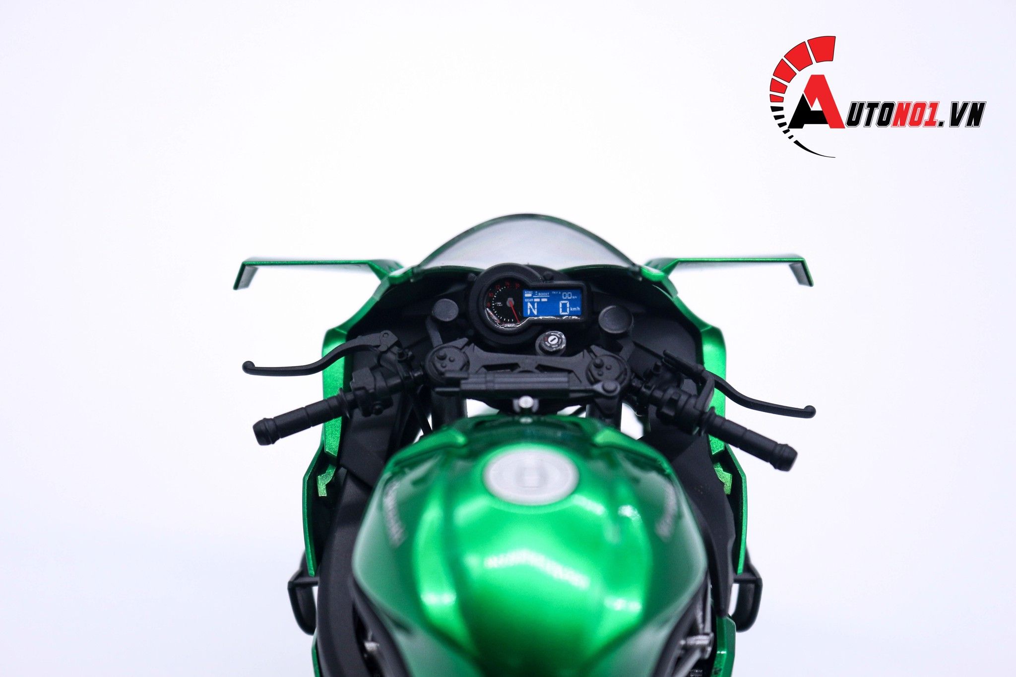  Mô hình Kawasaki H2r Green 1:12 Tamiya H2ra03 