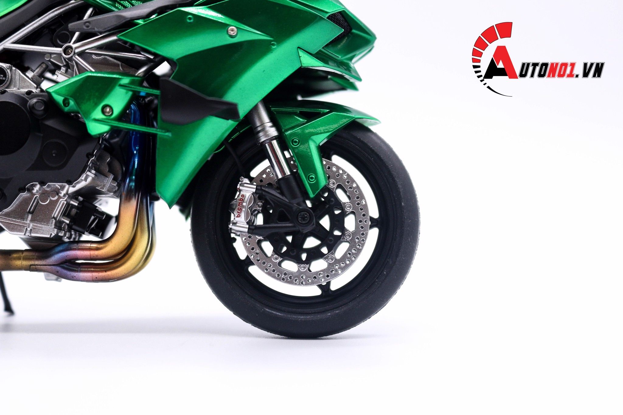  Mô hình Kawasaki H2r Green 1:12 Tamiya H2ra03 