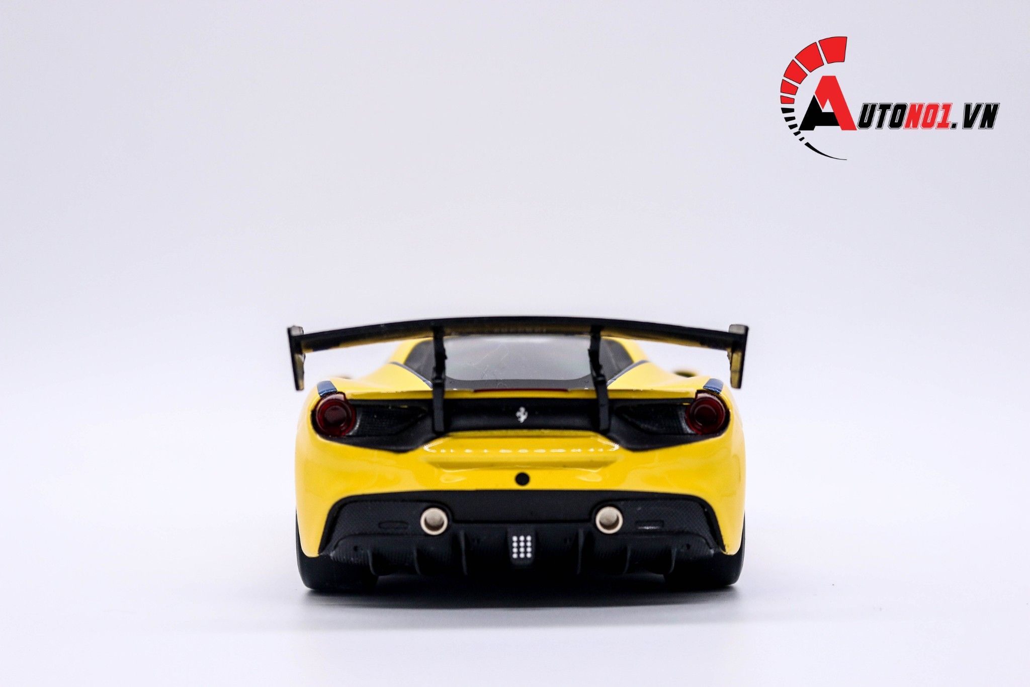  Mô hình xe ferrari 488 challenge yellow 1:24 Bburago 6463 