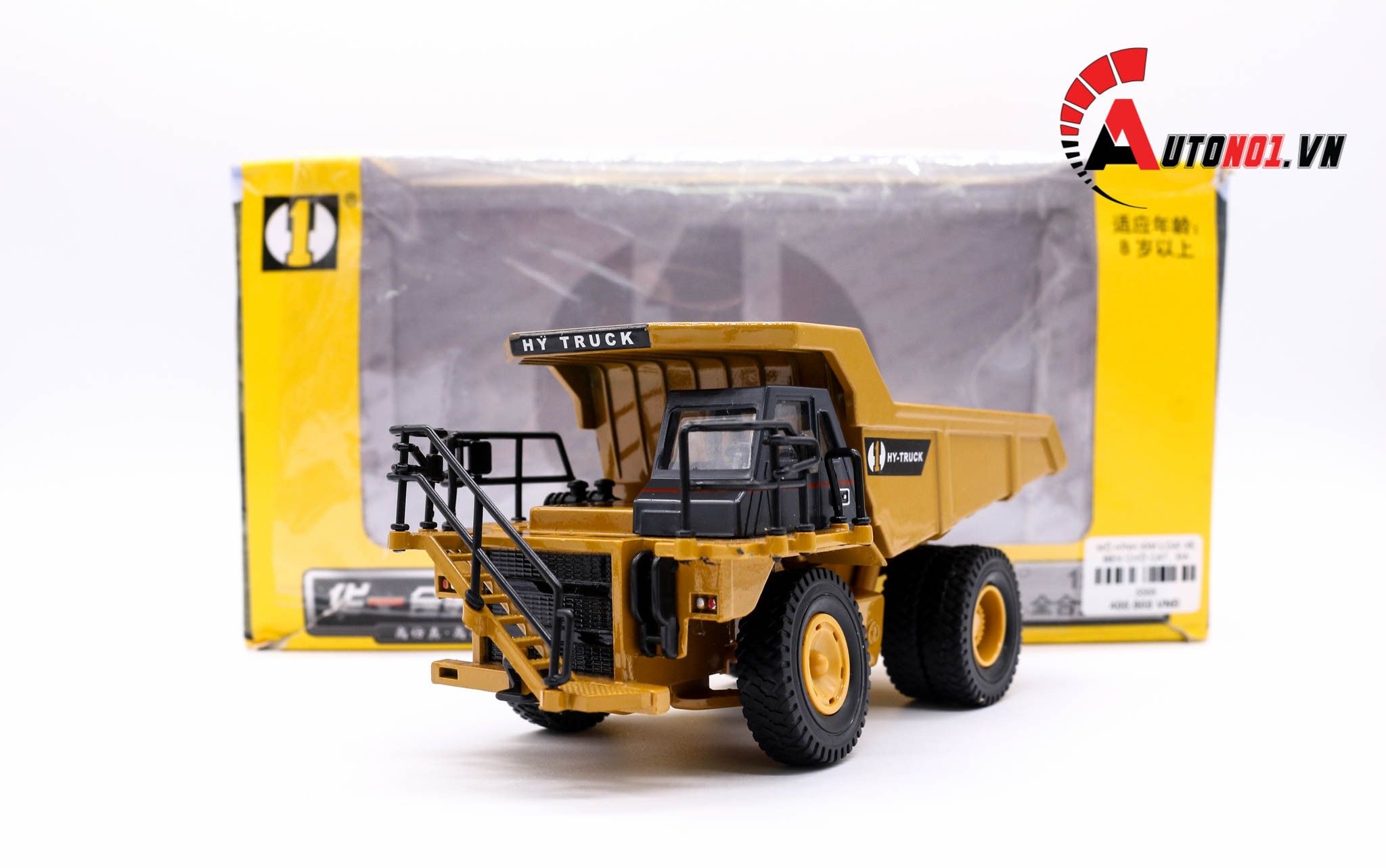  Mô hình xe ben chở cát , đá có nâng 1:50 kim loại hytruck 5568 