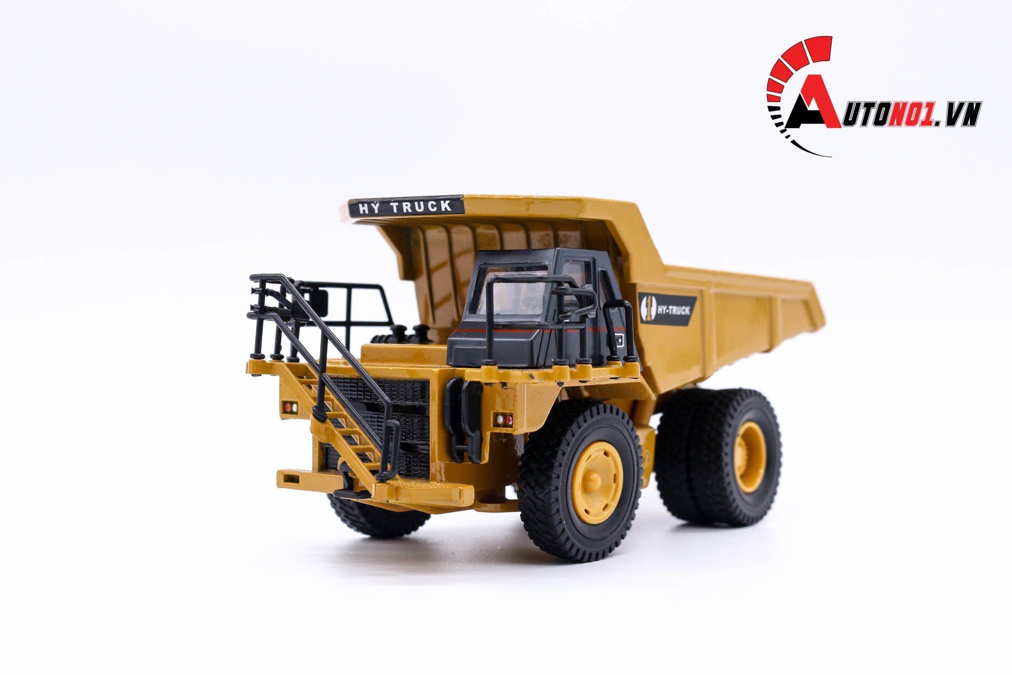  Mô hình xe ben chở cát , đá có nâng 1:50 kim loại hytruck 5568 