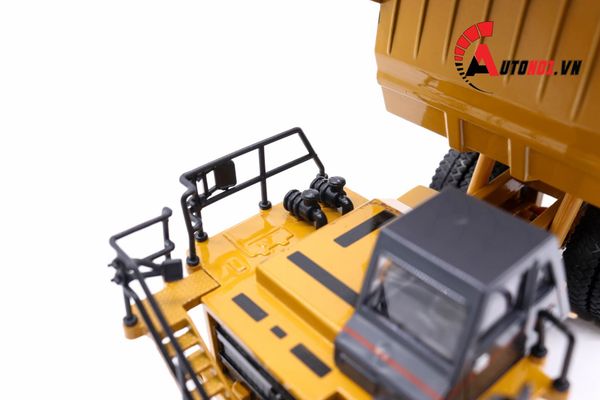 MÔ HÌNH KIM LOẠI XE BEN CHỞ CÁT , ĐÁ CÓ NÂNG 1:50 HYTRUCK 5568