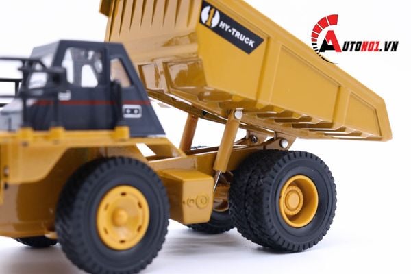 MÔ HÌNH KIM LOẠI XE BEN CHỞ CÁT , ĐÁ CÓ NÂNG 1:50 HYTRUCK 5568