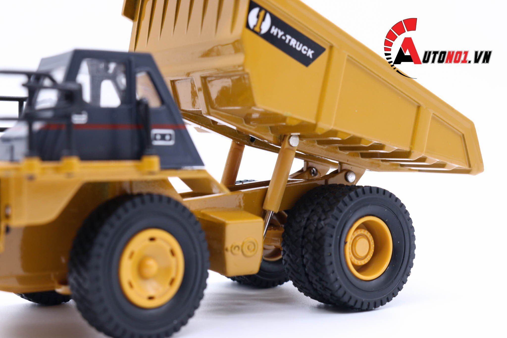  Mô hình xe ben chở cát , đá có nâng 1:50 kim loại hytruck 5568 