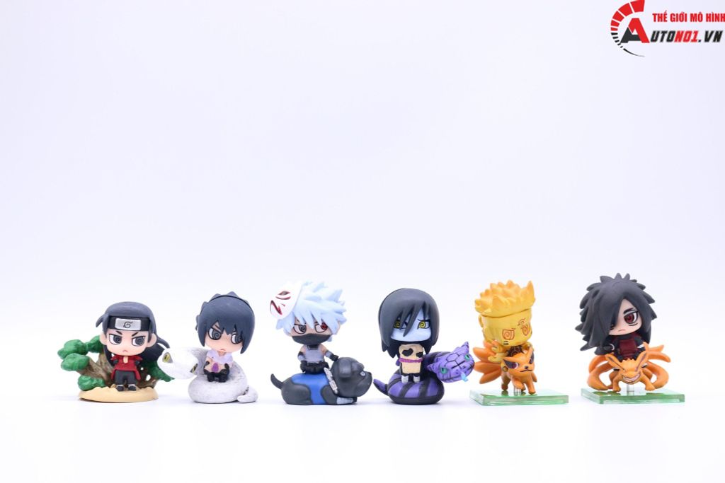 MÔ HÌNH NHÂN VẬT NARUTO SET 6 CON 6CM 6633