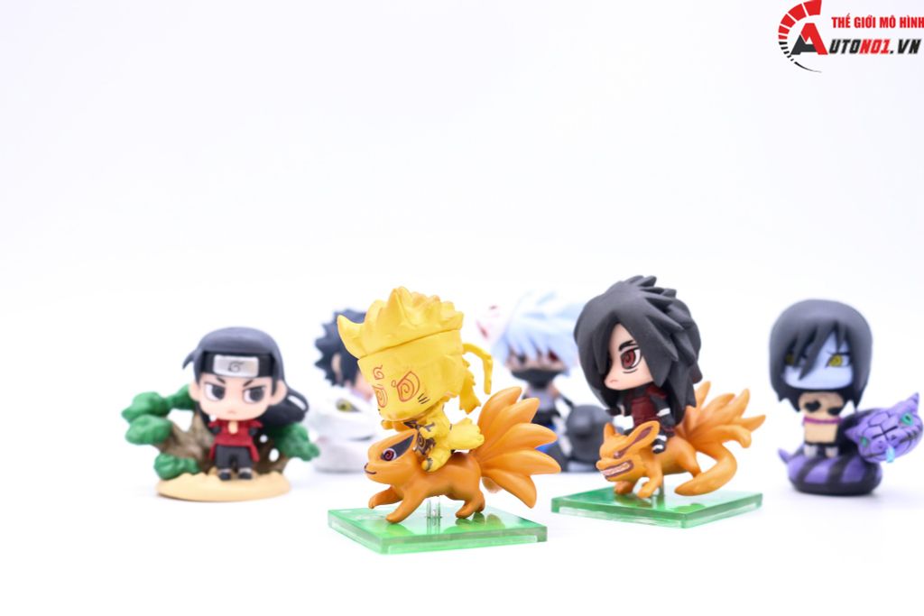 MÔ HÌNH NHÂN VẬT NARUTO SET 6 CON 6CM 6633