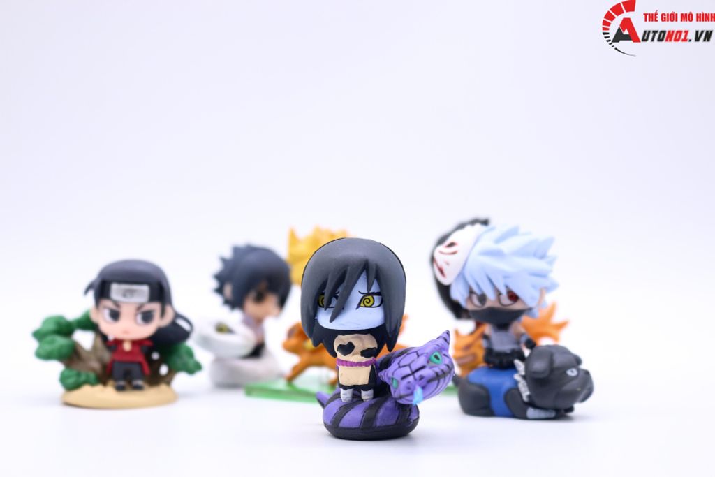 MÔ HÌNH NHÂN VẬT NARUTO SET 6 CON 6CM 6633