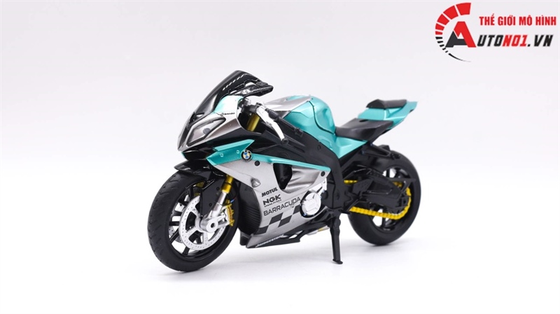  Decal nước custom BMW S1000RR Metal Green Silver mô tô tỉ lệ 1:12 Autono1 DC602k 