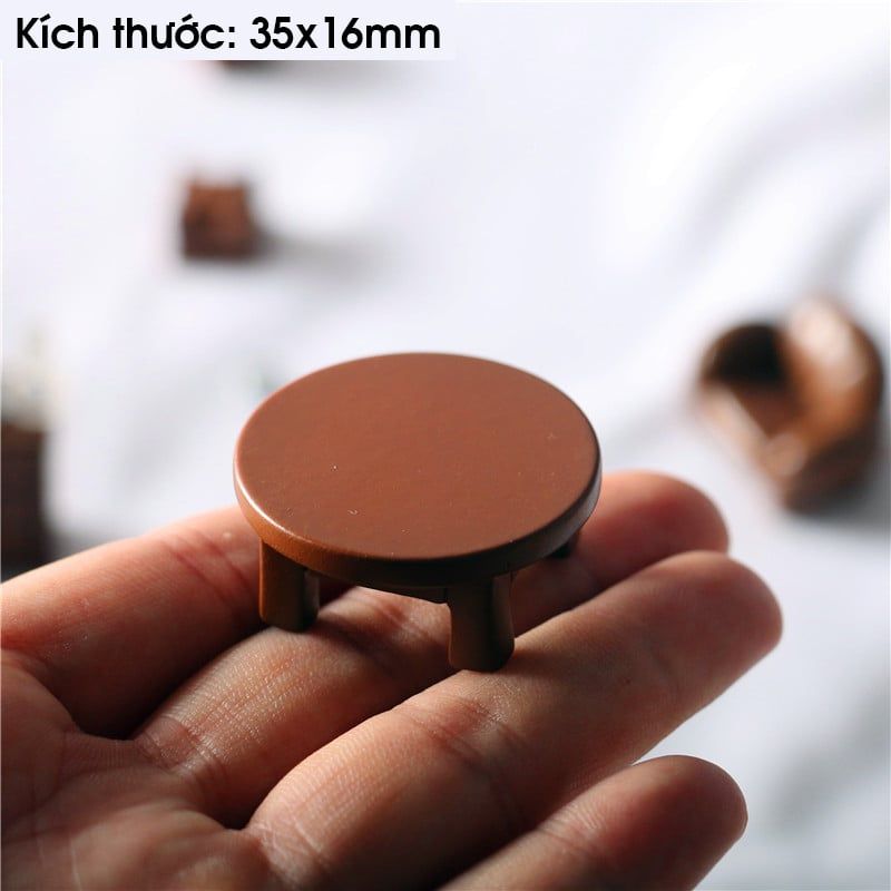 Phụ kiện Decor Mô hình nội thất phòng khách, phòng ngủ trang trí ở mô hình showroom, diorama DE062