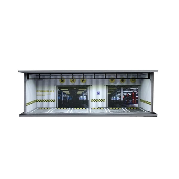  Hộp trưng bày mô phỏng Underground Parking Garage Lighting Assembly Scene tỉ lệ 1:64 MoreArt MO914058 