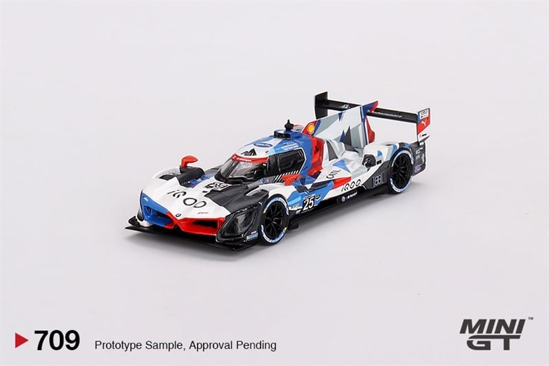  Mô hình xe BMW M Hybrid V8 #25 BMW M TEAM 2023 IMSA tỉ lệ 1:64 MiniGT MGT00709-CH 