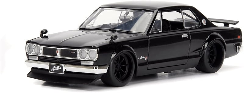  Mô hình xe Fast & Furious Brian's Nissan Skyline 2000 GT R (KPGC10) tỉ lệ 1:24 Jada Toys 99686 