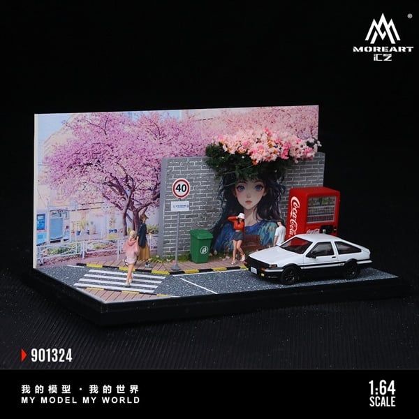  Hộp trưng bày mô phỏng cổ điển có hộp MICA tỉ lệ 1:64 MoreArt MO901324 