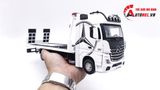  Mô hình xe tải Mercedes vận chuyển xe - xe cứu hộ Hytruck 46cm tỉ lệ 1:24 Hengteng model 8216 