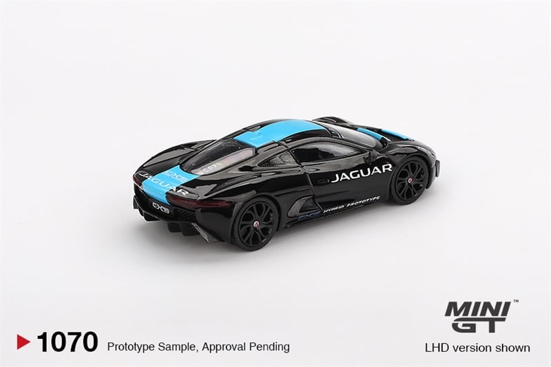  Mô hình xe Jaguar C-X75 Black bản card tỉ lệ 1:64 MiniGT MGT01070 