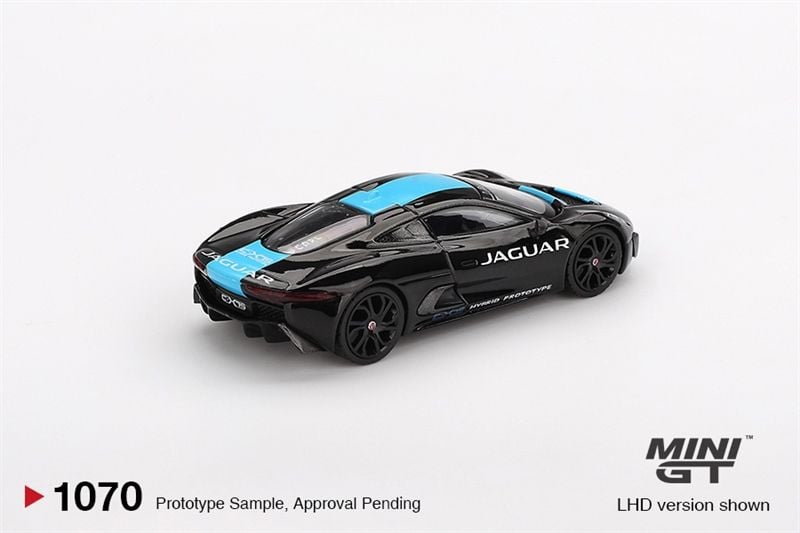  Mô hình xe Jaguar C-X75 Black bản card tỉ lệ 1:64 MiniGT MGT01070 
