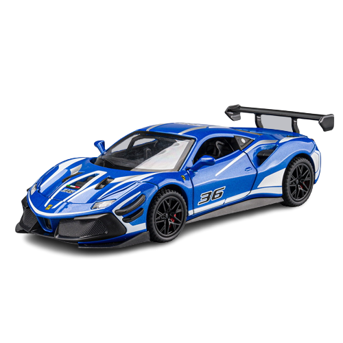  Mô hình xe Ferrari 488 Challenge EVO 2020 No.36 Racing tỉ lệ 1:32 Alloy model 8155 