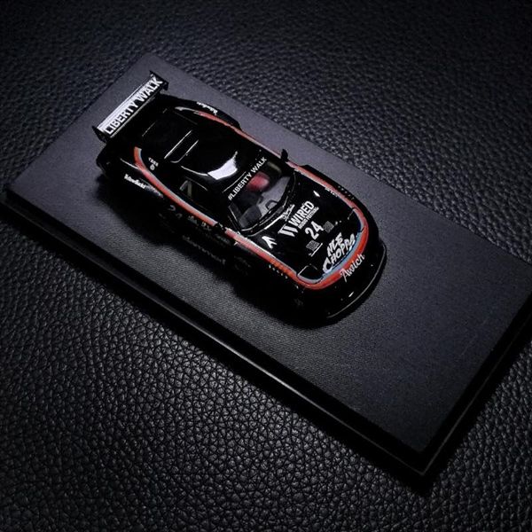  Mô hình xe Mazda RX7 Wide Body Modification tỉ lệ 1:64 DECODE model OT64332 