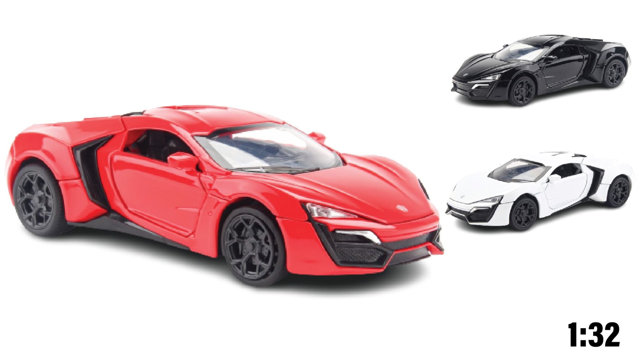  Mô hình xe Lykan Hypersport Fast And Furious F&F tỉ lệ 1:32 Miniauto 32013 OT277 