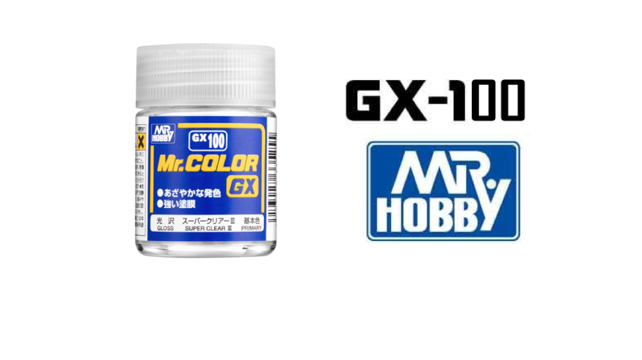  Lacquer gx100 sơn super gloss clear phủ siêu bóng 18ml Mr.Hobby GX100 