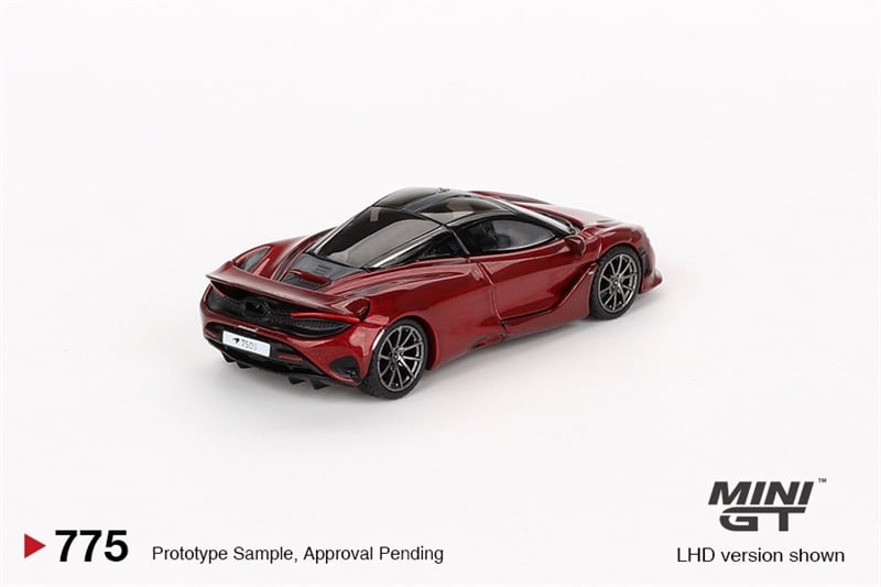  Mô hình xe McLaren 750S Amaranth Red bản card tỉ lệ 1:64 MiniGT x Mijio MGT00775-MJ 