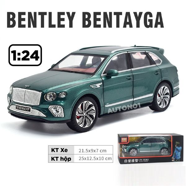  Mô hình xe Bentley Bentayga 2020 đánh lái được tỉ lệ 1:24 Newao OT457 