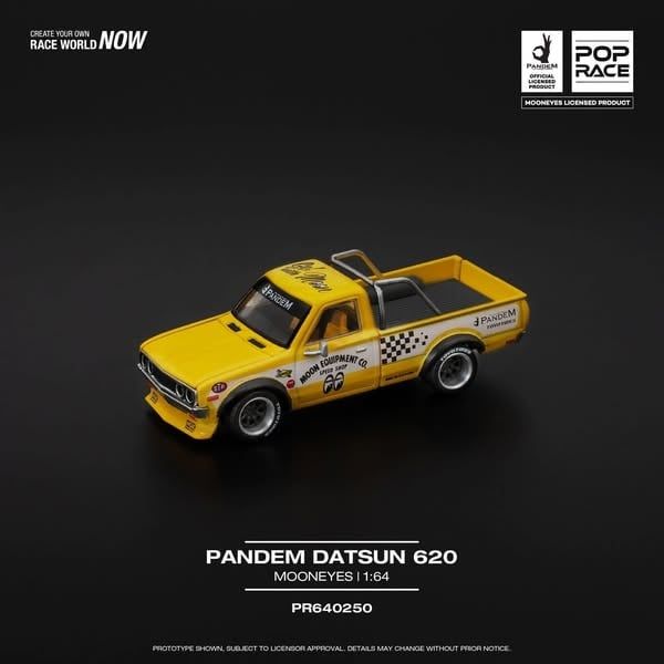  Mô hình xe Pandem Datsun 620 - Mooneyes tỉ lệ 1:64 Poprace PR640250 