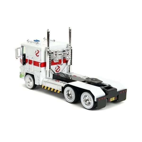  Mô hình xe Optimus Prime with Ghostbusters ECTO Hollywood Rides tỉ lệ 1:32 JADA TOYS 24078A 