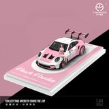  Mô hình xe Volkwagen T1 - Porsche 992 GT3 RS Peach Pink Powder tỉ lệ 1:64 Time micro 