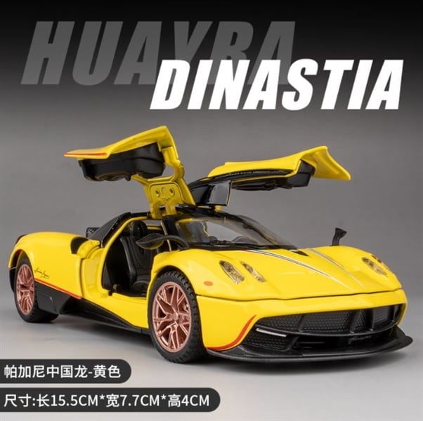  Mô hình xe Pagani Huayra Dinastia full open - đèn âm thanh tỉ lệ 1:32 Alloy Model OT32042 