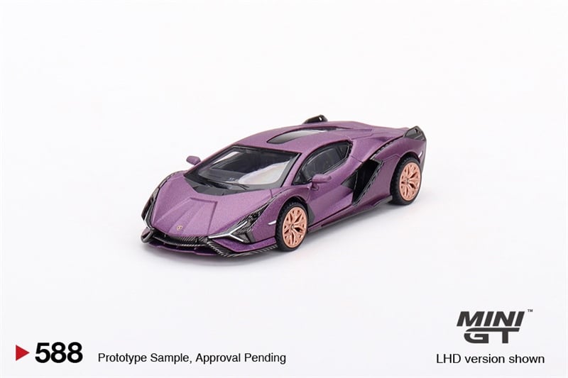  Mô hình xe Lamborghini Sián FKP 37 Matte Viola SE30 - HK Exclusive 1:64 MiniGT 