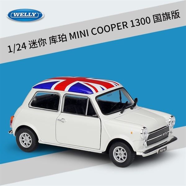  Mô hình xe Mini Cooper 1300 1:24 Welly 1191 