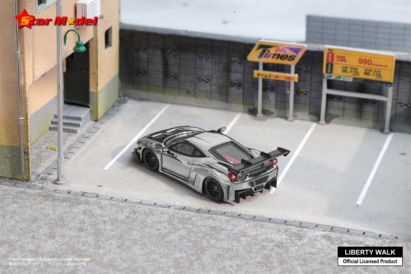  Mô hình xe Ferrari 458 GT LBWK LB-Silhouette Works tỉ lệ 1:64 Star model OT64204 