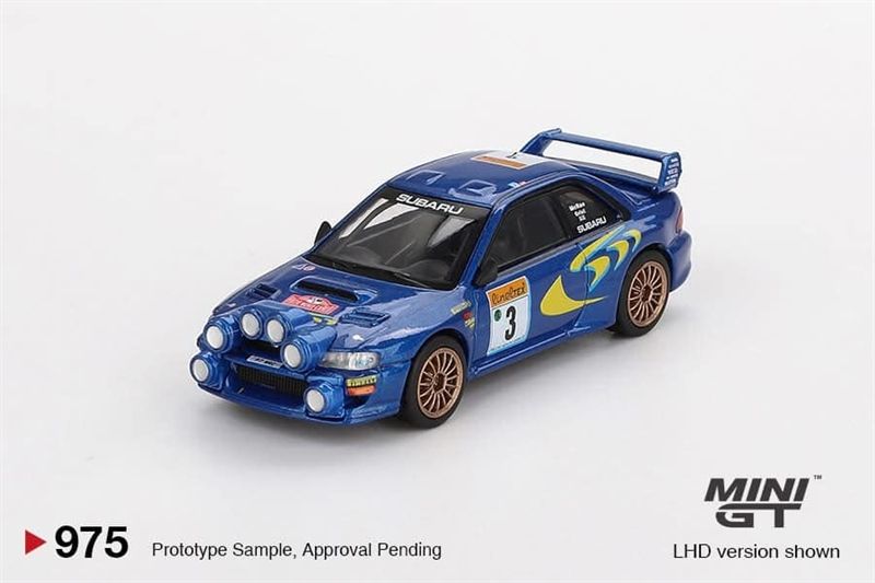  Mô hình xe Subaru Impreza WRC98 1998 Rally Monte-Carlo 3rd Place #3 tỉ lệ 1:64 MINIGT MGT00975-CH 