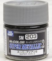  Lacquer sm203 super iron metal sơn mô hình màu sắt 10ml Mr.Hobby SM203 