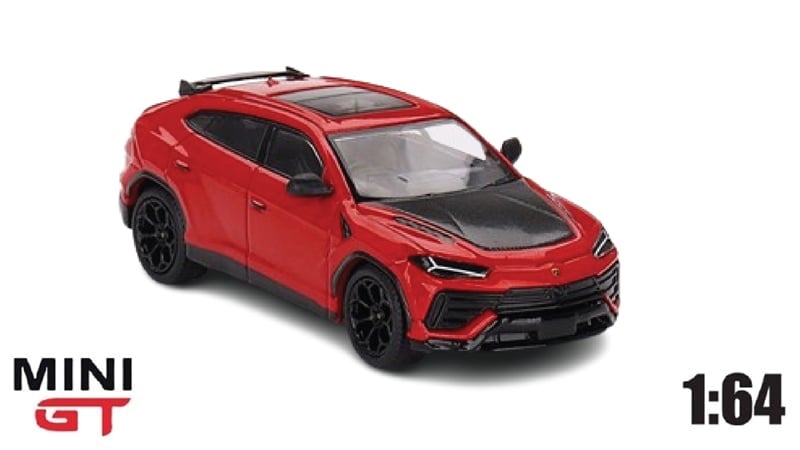  Mô hình xe Lamborghini Urus Perfomante Rosso Mars tỉ lệ 1:64 MiniGT MGT00657 