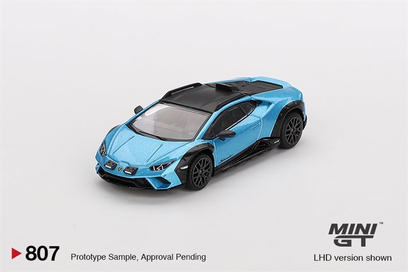  Mô hình xe Lamborghini Huracán Sterrato Blu Aegir tỉ lệ 1:64 MiniGT MGT00807-CH 