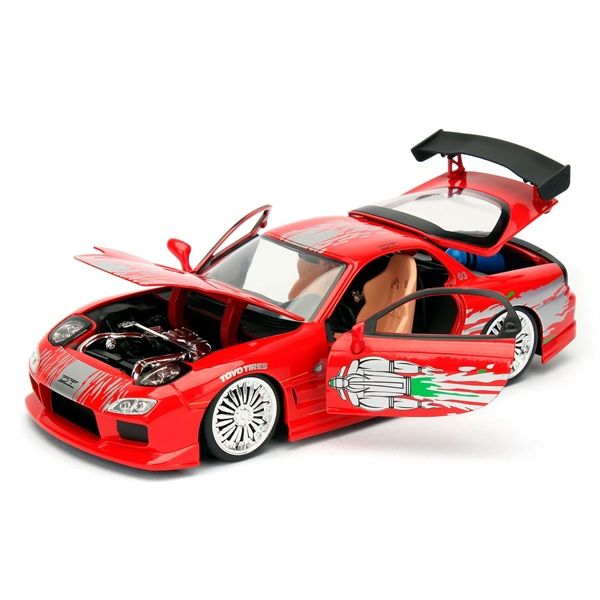  Mô hình xe Fast & Furious Dom's 1993 Mazda RX-7 tỉ lệ 1:24 Jda Toys 98338 
