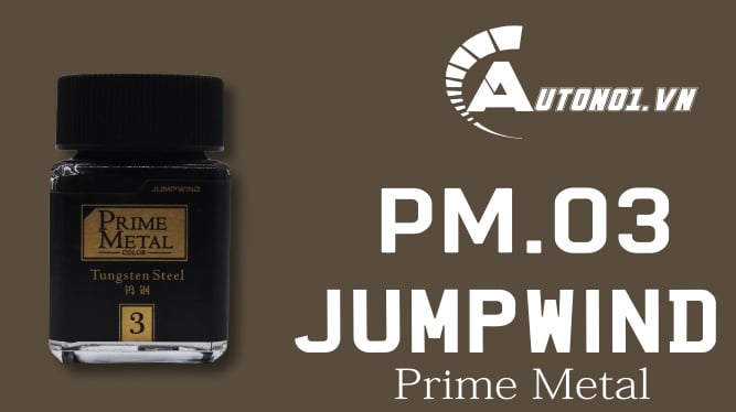  Lacquer pm03 tungsten steel - prime metal sơn mô hình màu thép Jumpwind PM03 