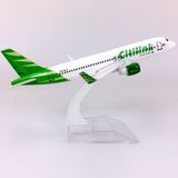  Mô hình máy bay Indonesia Citilink Airbus A320 16cm MB16143 