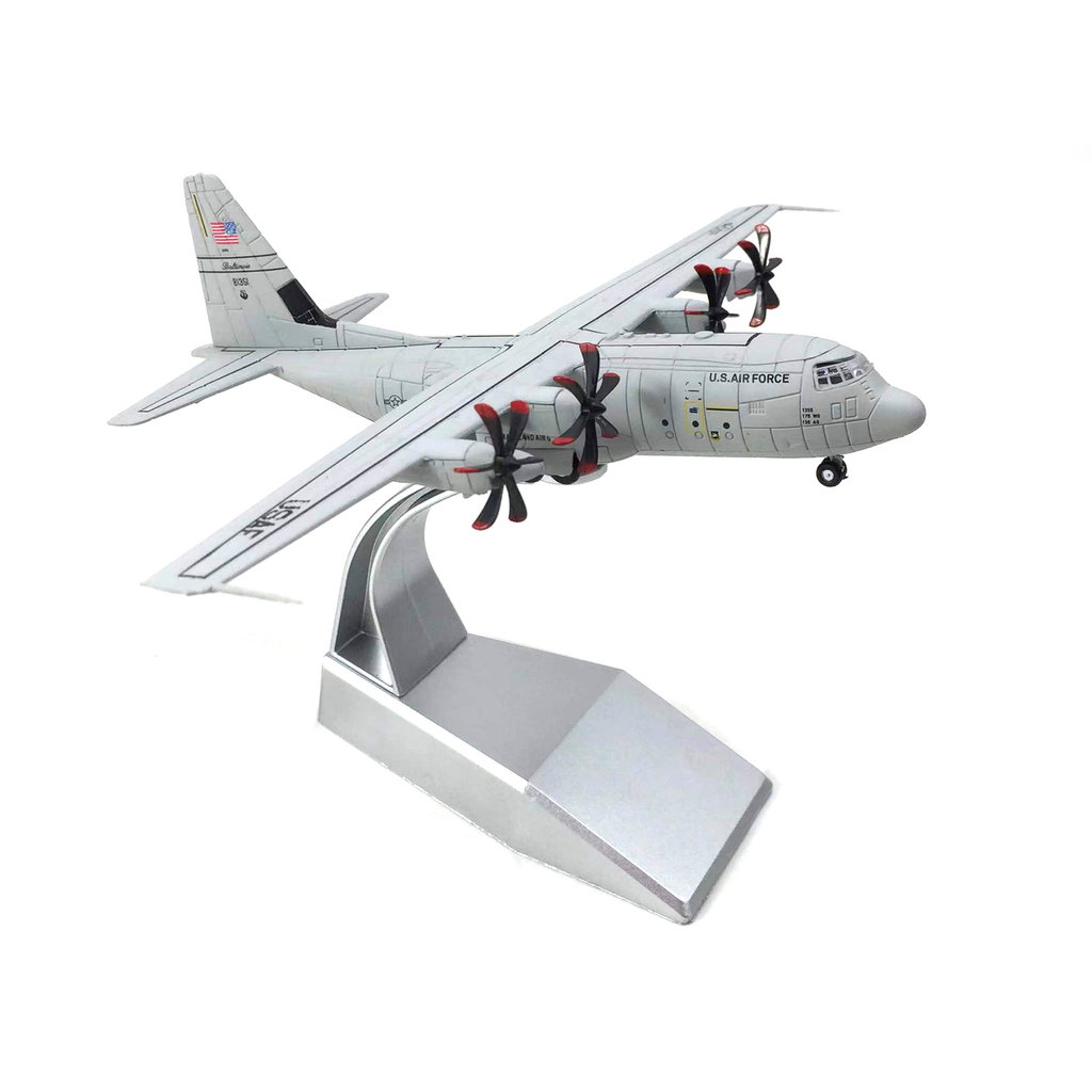 Mô hình máy bay vận tải quân sự C-130 U.S.AIR FORCE USAF AMERICA tỉ lệ 1:200 Ns models MBQS022