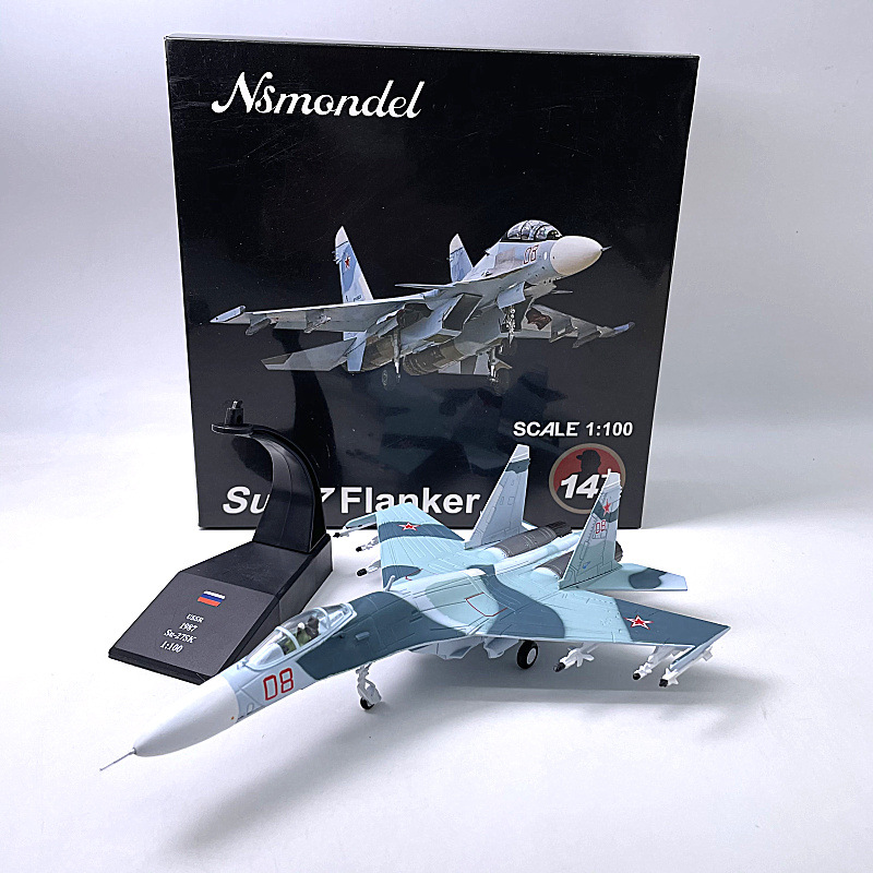 Mô hình máy bay chiến đấu Sukhoi Su-27 Flanker Russia 1987 tỉ lệ 1:100 Ns models MBQS007