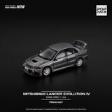  Mô hình xe Mitsubishi Lancer Evolution Iv Dark Grey tỉ lệ 1:64 PopRace PR640327 