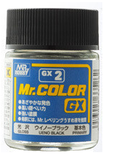  Lacquer gx2 uneo black gloss sơn mô hình màu đen 18ml Mr.Hobby GX2 