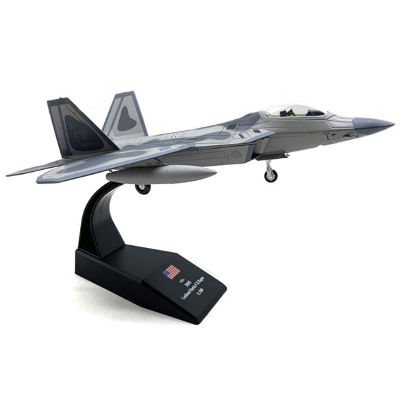  Mô hình máy bay chiến đấu USA F-22 Lockheed Martin Raptor tỉ lệ 1:100 Ns models MBQS012 