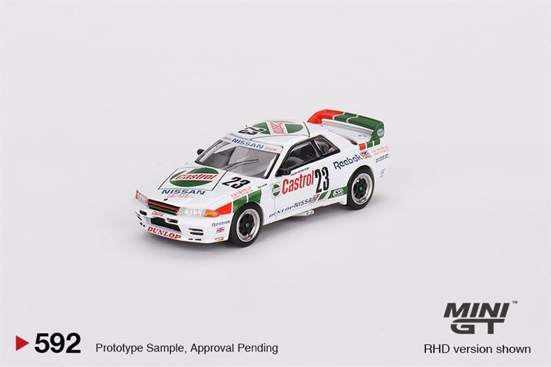  Mô hình xe Nissan Skyline GT-R (R32) Gr. A #23 1990 Macau Guia Race Winner tỉ lệ 1:64 MiniGT MGT00592 