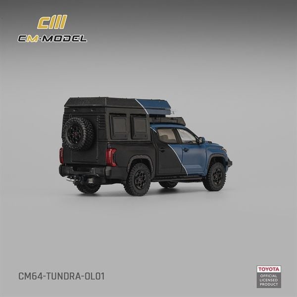  Mô hình xe Toyota Tundra Overland blue tỉ lệ 1:64 CM model CM64-TUNDRA-OL01 
