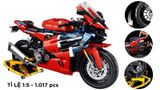  Mô hình xe mô tô lắp ghép Honda CBR 1000RR-R Technic 1017 pcs tỉ lệ 1:5 LG013 