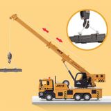  Mô hình xe cần cẩu sắt có đèn và âm thanh bằng hợp kim tỉ lệ 1:50 Jiaye model VB50113 OT280 